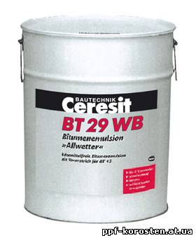 BT 29 WB (Polyprime WB) Битумная грунтовка на водной основе
